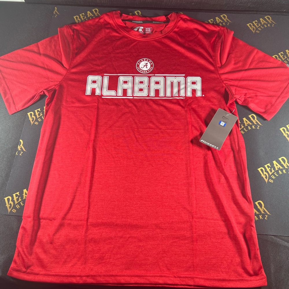 Men's Russell Heathered Crimson Alabama Crimson Tide Impact Digi T-Shirt